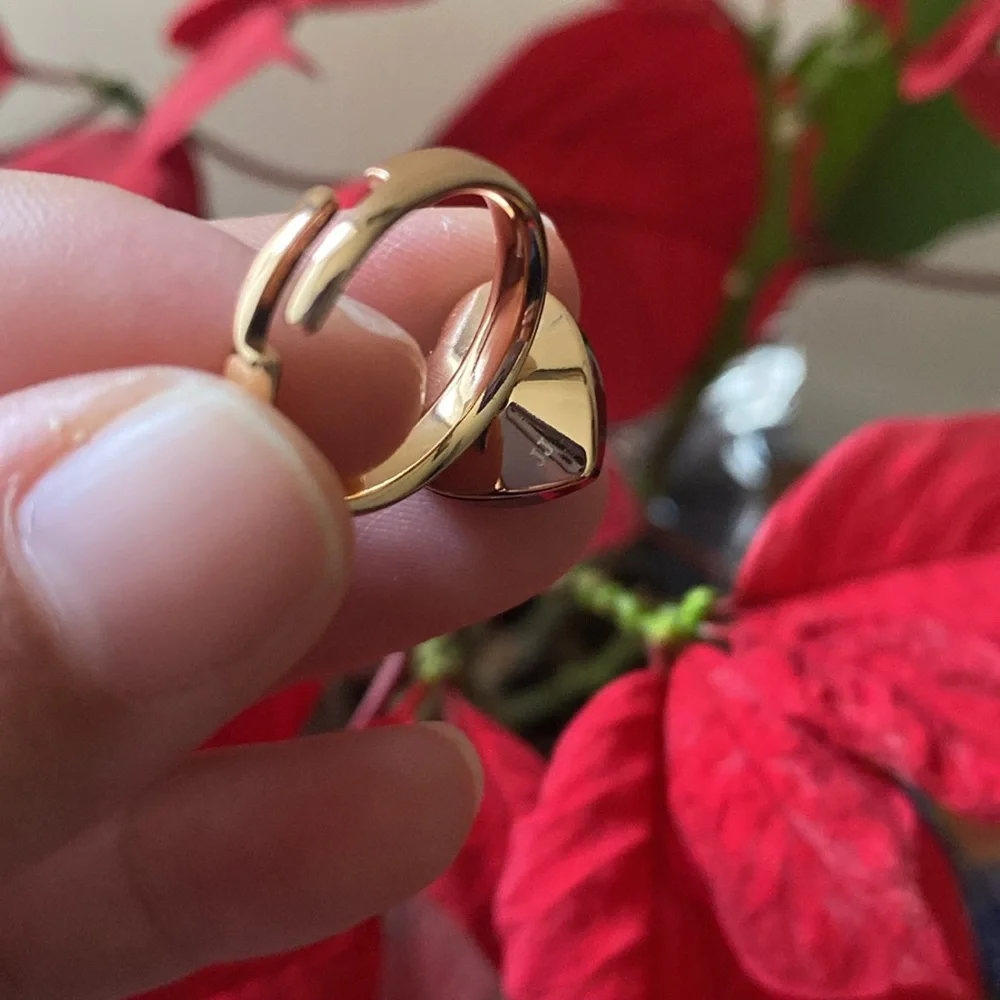18K Gold Plated Heart Ring